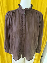 Blouse en voile de coton.