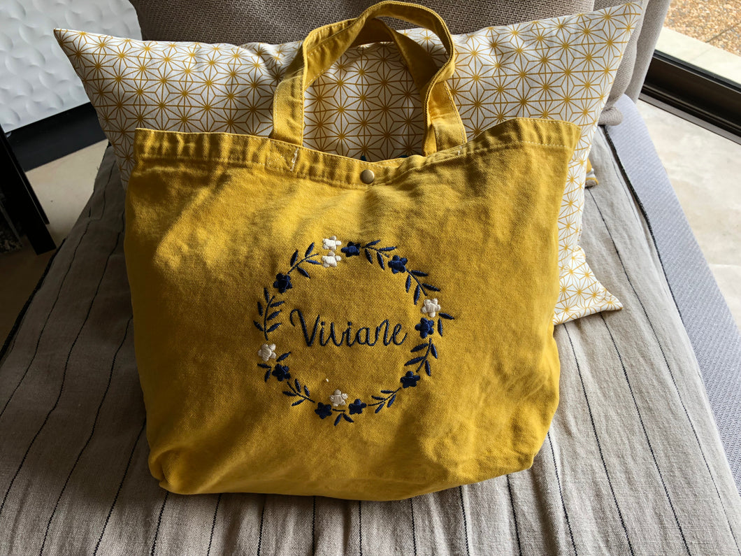 Cabas en grosse toile